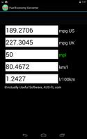 Fuel Economy Converter ภาพหน้าจอ 3