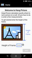 Hang Picture - hang it right poster