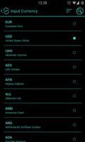 aCurrency Easy Converter capture d'écran 1