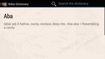 Ibibio Dictionary capture d'écran 1