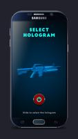 Hologram 3D Gun Simulator Free Affiche