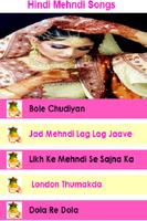 Hindi Mehndi Songs capture d'écran 2