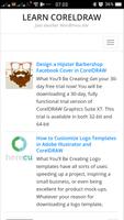 Learn CorelDraw โปสเตอร์