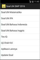Soal UN SMP 2016 screenshot 1