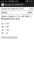 Soal CAT CPNS 2018 Terbaru screenshot 2