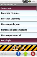 Poster Horoscope Français