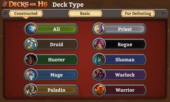 Decks for Hearthstone ảnh chụp màn hình 1