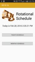 TN Rotational Schedule Plakat