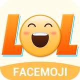 Cool hot words emoji sticker icon