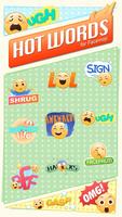 Cool hot words emoji sticker 截图 1