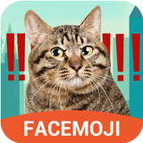 Cat Word Sticker with lovely style for Messenger icono