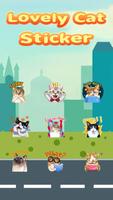 Cat Word Sticker with lovely style for Messenger captura de pantalla 1