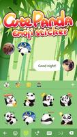 Cute Panda Sticker captura de pantalla 2