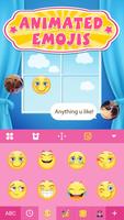 Animated Emoji & Cute Emoji Keyboard Plakat