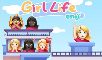 3 Schermata Girl Life Emoji Sticker