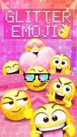 Glitter Emoji Sticker-poster