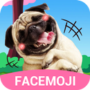 Dog Face Sticker with Lovely Style for Snapchat APK