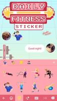 Cool Fitness Gym Emoji Sticker imagem de tela 2