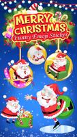 Funny Cute Christmas Santa Claus GIFs Sticker plakat