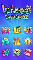 #The Hashtags Emoji Sticker With Funny Emotions تصوير الشاشة 1