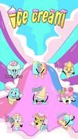 Ice Cream Keyboard Sticker imagem de tela 1