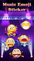 Music Emoji Sticker for Snapchat پوسٹر