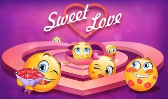 Love Emoji Gifs for Facemoji imagem de tela 3