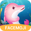 Funny Pink Dolphin Sticker