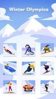 2018 Winter Olympics Emoji Sticker capture d'écran 1