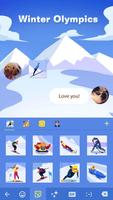 2018 Winter Olympics Emoji Sticker capture d'écran 2