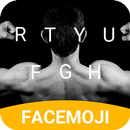 Muscle Man Keyboard Theme for Facebook APK