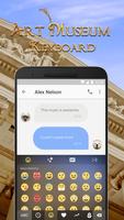 Art Museum Emoji Keyboard Theme for samsung plakat