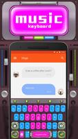 Music Emoji Keyboard Theme Cartaz