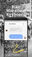 Bike Marathon Keyboard Theme & Emoji Keyboard Screenshot 3
