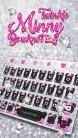 Twinkle Minnie Bowtie Keyboard Theme for WhatsApp 截图 3