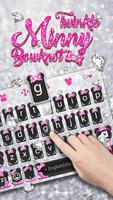 Twinkle Minnie Bowtie Keyboard Theme for WhatsApp-poster