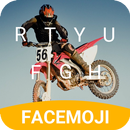 Motorbike Race Emoji Keyboard  APK