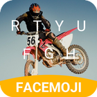 Motorbike Race Emoji Keyboard  أيقونة