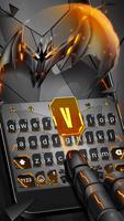 Neon Vampire Bat Hero Keyboard Theme for Android imagem de tela 3
