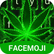 Neon Green Rasta Weed Keyboard Theme for Android