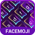 Neon Music Keyboard Theme for Snapchat icône