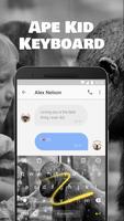 Ape Kid Keyboard Theme for Ape War Screenshot 3