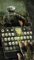 Army Camo Keyboard Theme for Woodland & Emoji capture d'écran 2