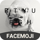 English Bulldog Emoji Keyboard Theme For Snapchat icône