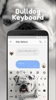 English Bulldog Emoji Keyboard Theme For Snapchat capture d'écran 1
