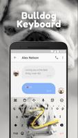 English Bulldog Emoji Keyboard Theme For Snapchat capture d'écran 3