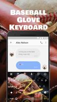 Baseball Glove Keyboard Theme ภาพหน้าจอ 3