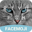 Blue Eyes Cat Keyboard Theme for Whatsapp