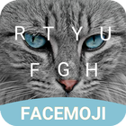 Blue Eyes Cat Keyboard Theme for Whatsapp Zeichen