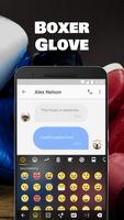 Boxer Gloves Keyboard Theme for Whatsapp Plakat